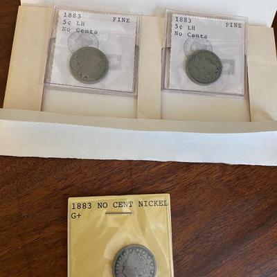 1883 US Coin Lot