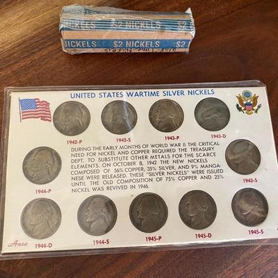 United States War Times Silver Nickel Lot