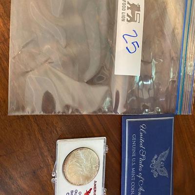 Genuine US Mint Coinage 1 oz Silver Coin