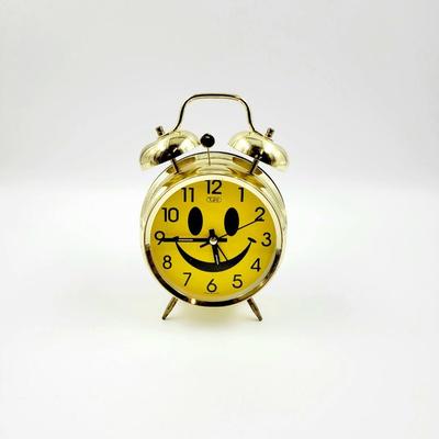 SMILEY FACE BATTERY POWERED ALARM CLOCK