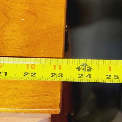BEAUTIFUL SOLID WOOD MEDIA STORAGE SHELF CABINET