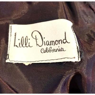 LilliDiamond Swing Coat /Sheath Dress Ensemble w/Scarf Floral Print