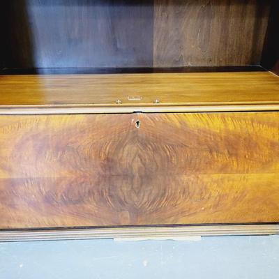 ART DECO WOOD VENEER CABINET