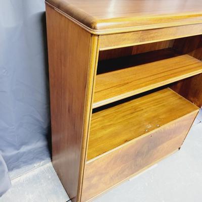 ART DECO WOOD VENEER CABINET