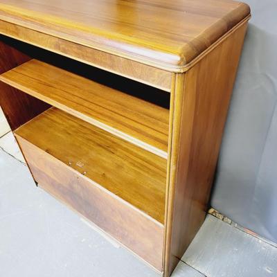 ART DECO WOOD VENEER CABINET