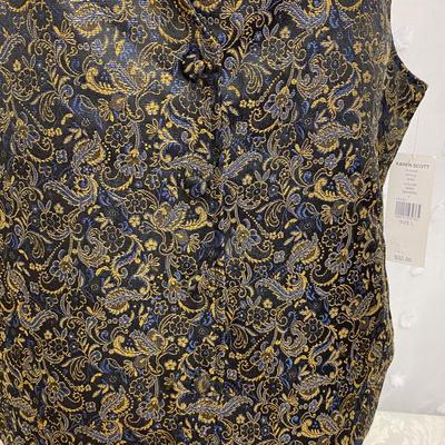 NWT - KAREN SCOTT - PROFESSIONAL VEST - SIZE L