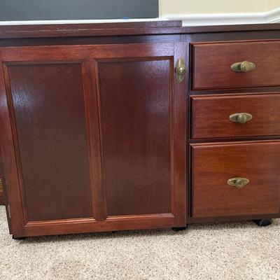 Lot 174,5. Sewing Machine Cabinet