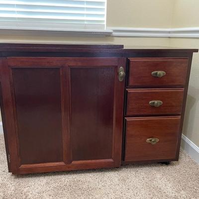 Lot 174,5. Sewing Machine Cabinet