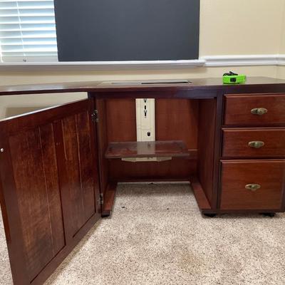 Lot 174,5. Sewing Machine Cabinet