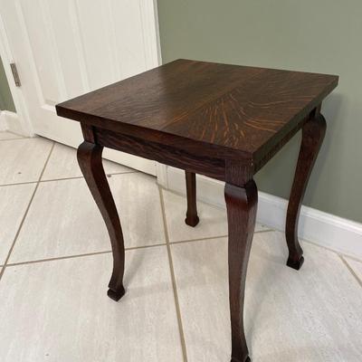 Lot 338. Vintage Oak Side Table