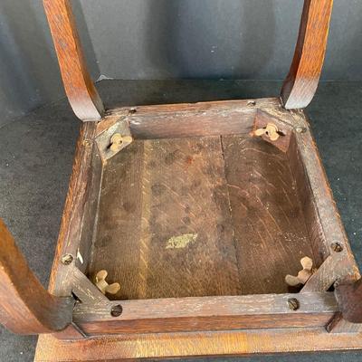 Lot 338. Vintage Oak Side Table