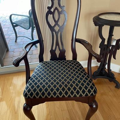 Lot 340. Cherry Dining Table and 6 Chairs