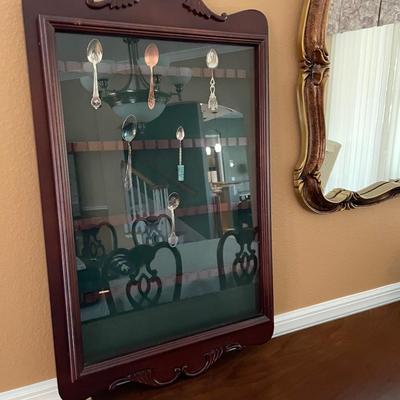 Lot 332.5  Spoon Collection Display Box