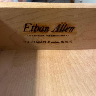 U11- Vintage Ethan Allen Dresser & Mirror