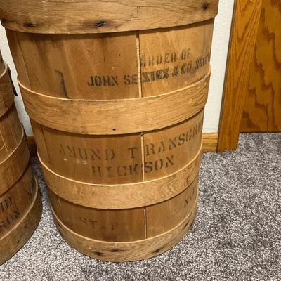 B73- Wood Barrels, No tops