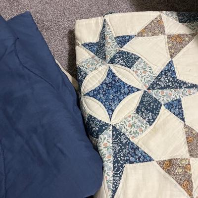 B94- Chenille spread, 2 quilts