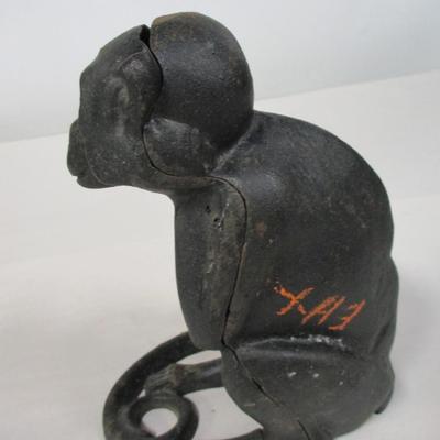 Cast Iron Monkey Bank