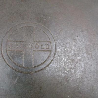 Cast Iron Square Griddle Griswold 55B