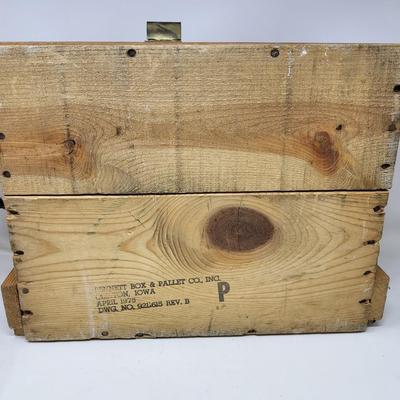 WOODEN HEAVY GRENADE BOX - EMPTY