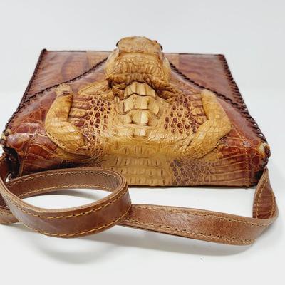 VINTAGE REAL ALLIGATOR PURSE
