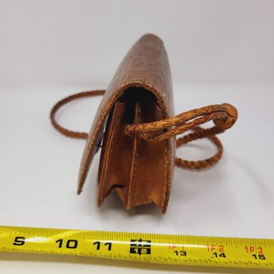 VINTAGE LIZARD SKIN SHOULDER PURSE