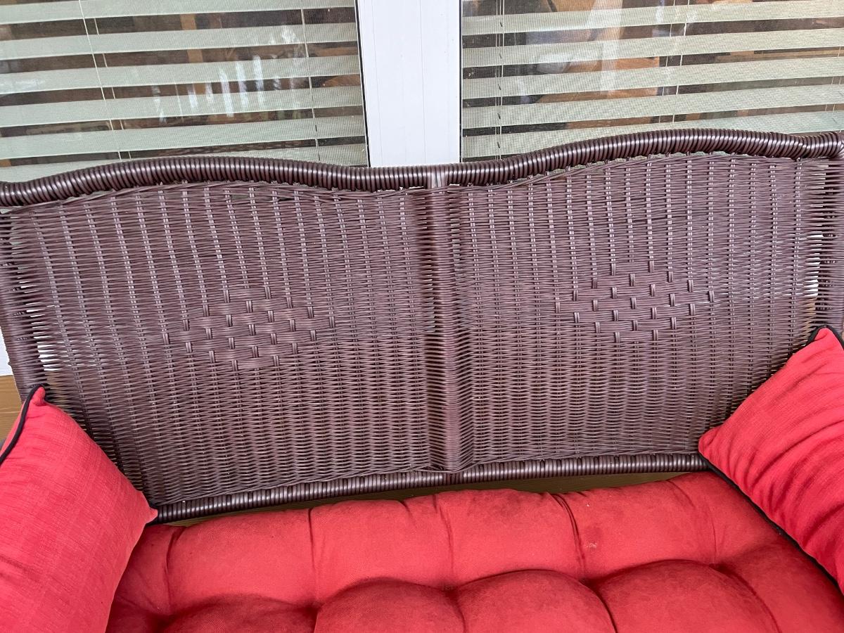 Two (2) Piece All Weather Wicker & Aluminum Outdoor Set