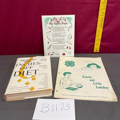 Kitchen prayer & books