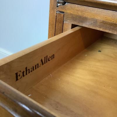 F1122 Ethan Allen Slant Front Desk