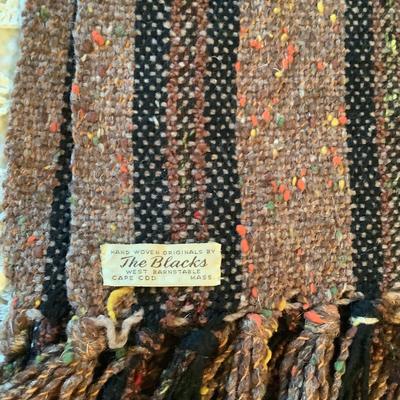 E1199 Lot of Vintage Hand Crocheted Coverlet and Throw