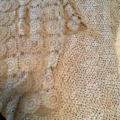 E1201 Two Hand Crocheted Coverlets