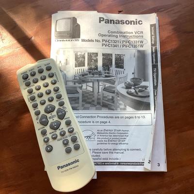 E1208 Panasonic VHS Tv Combo