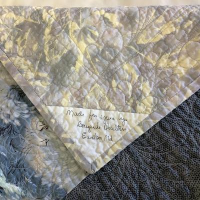 E1216 Two Hand made Quilts by Diane Miller