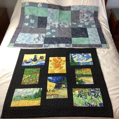 E1216 Two Hand made Quilts by Diane Miller