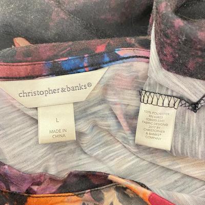 CHRISTOPHER & BANKS - CUTE WOMENâ€™S TOP - SIZE L