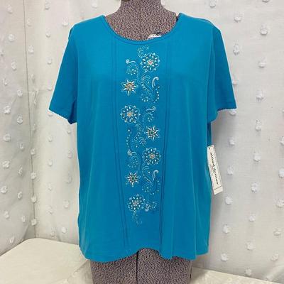 NWT - ALFRED DUNNER - WOMENâ€™S TOP - SIZE PL (Petite Large)