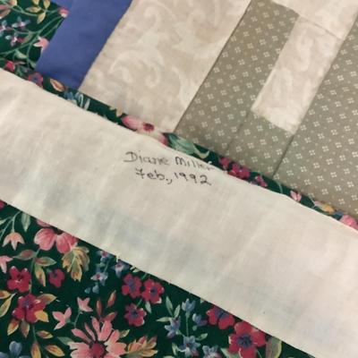 E1223 Handmade Duck and Sewing machine Quilts by Diane Miller