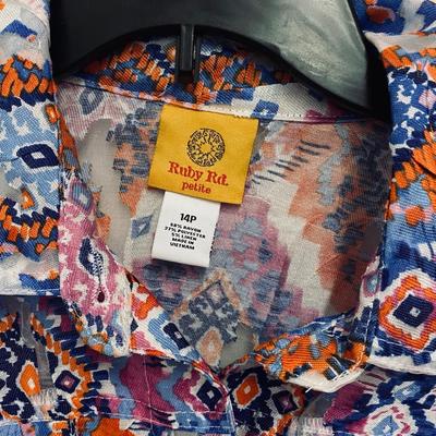 RUBY RD - FUN WOMENâ€™S JACKET - SIZE 14P