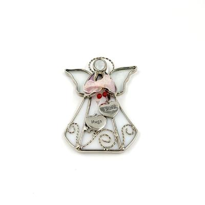ANGELIC KISSES & HUGS SUNCATCHER ORNAMENT BY GANZ
