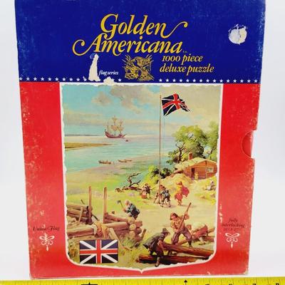 GOLDEN AMERICANA FLAG SERIES 1000 PC PUZZLE "UNION FLAG"