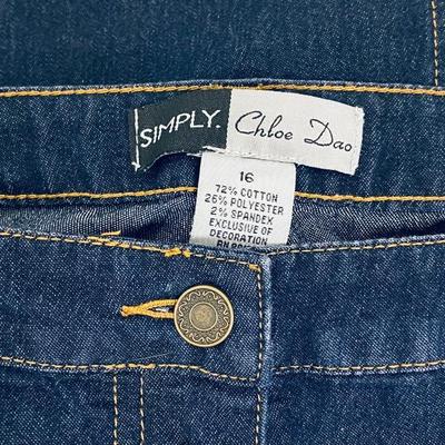 SIMPLY CHLOE DAO - WOMENâ€™S JEANS - SIZE 16