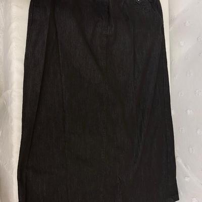 CATO - WOMENâ€™S LONG DENIM SKIRT - SIZE 16