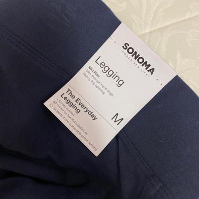 SONOMA - WOMENâ€™S MID RISE LEGGINGS - SIZE M