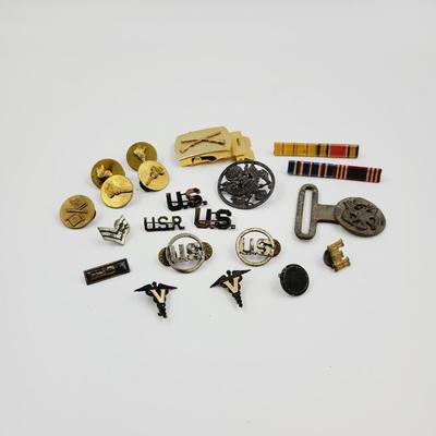 VINTAGE MILITARY UNIFORM EMBELLISHMENTS ASSORTMENT
