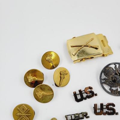 VINTAGE MILITARY UNIFORM EMBELLISHMENTS ASSORTMENT