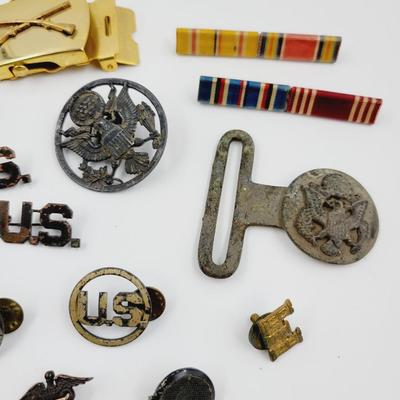 VINTAGE MILITARY UNIFORM EMBELLISHMENTS ASSORTMENT
