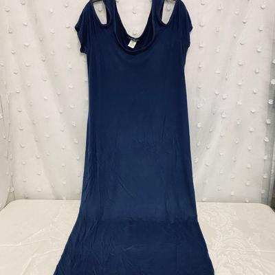 FRENCH ATMOSPHERE - WOMENâ€™S COLD SHOULDER DRESS - SIZE 1X