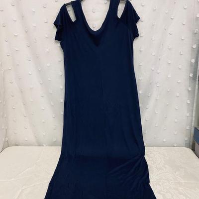 FRENCH ATMOSPHERE - WOMENâ€™S COLD SHOULDER DRESS - SIZE 1X
