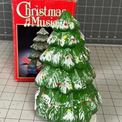 Christmas House American Porcelain, In Original Box - Christmas TREE! 