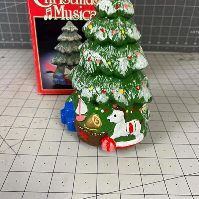 Christmas House American Porcelain, In Original Box - Christmas TREE! 