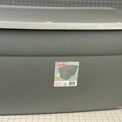 Extra Large 30 Gallon Tub with Lid 